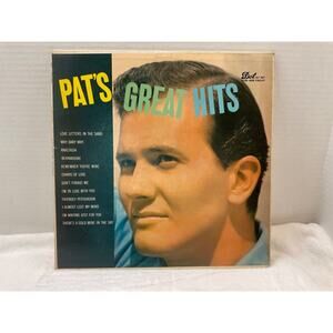 Vinyl Record - Pat's Great Hits - Love Letters in the Sand, Why Baby Why, & more